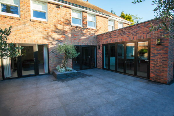 Brick Single Storey Extension with bifold doors