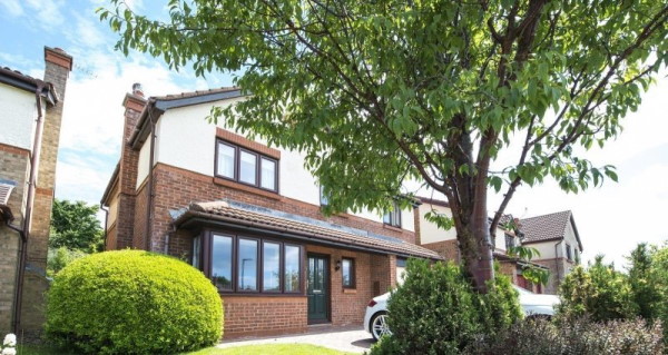 Exterior view of a house with UPVC Front Door