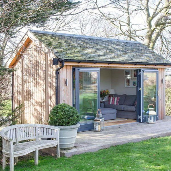 A Summer House can become a garden office