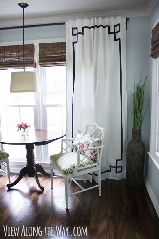 DIY Greek Style Curtains