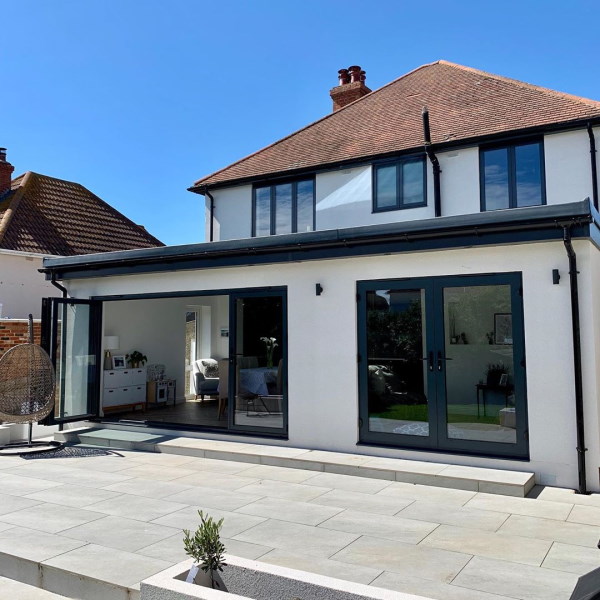 Modern Single Story Extension with Bi Fold Doors