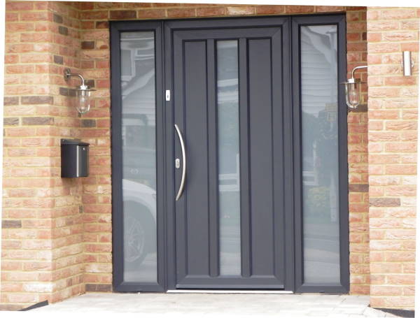 Modern Grey Front Door