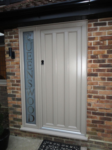 Wood Panel Style Front Door