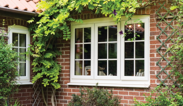 Casement window on period home