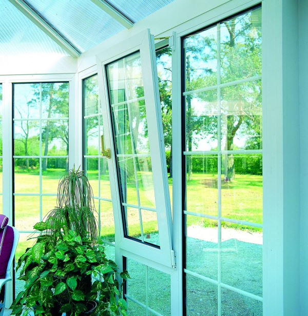 Tilt and Turn Windows in a Conservatory